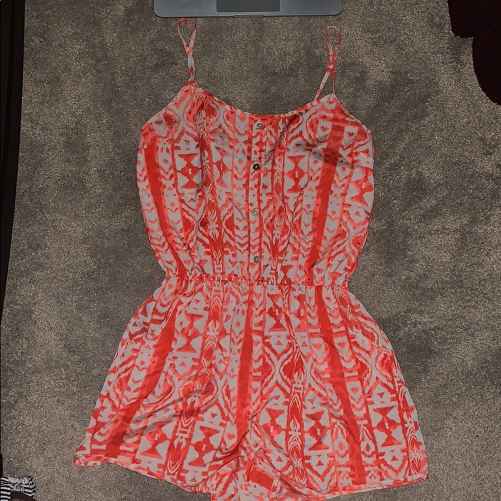 Orange Romper